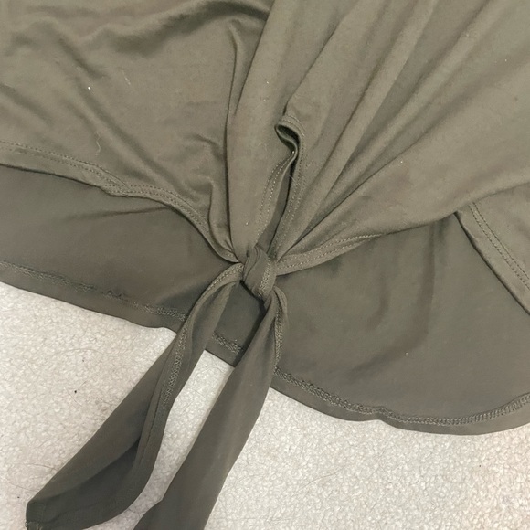 Tie front long sleeve tee - Picture 2 of 3